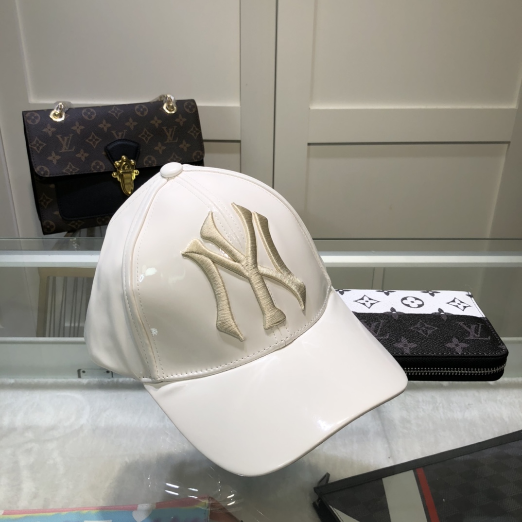 NY Hat in White