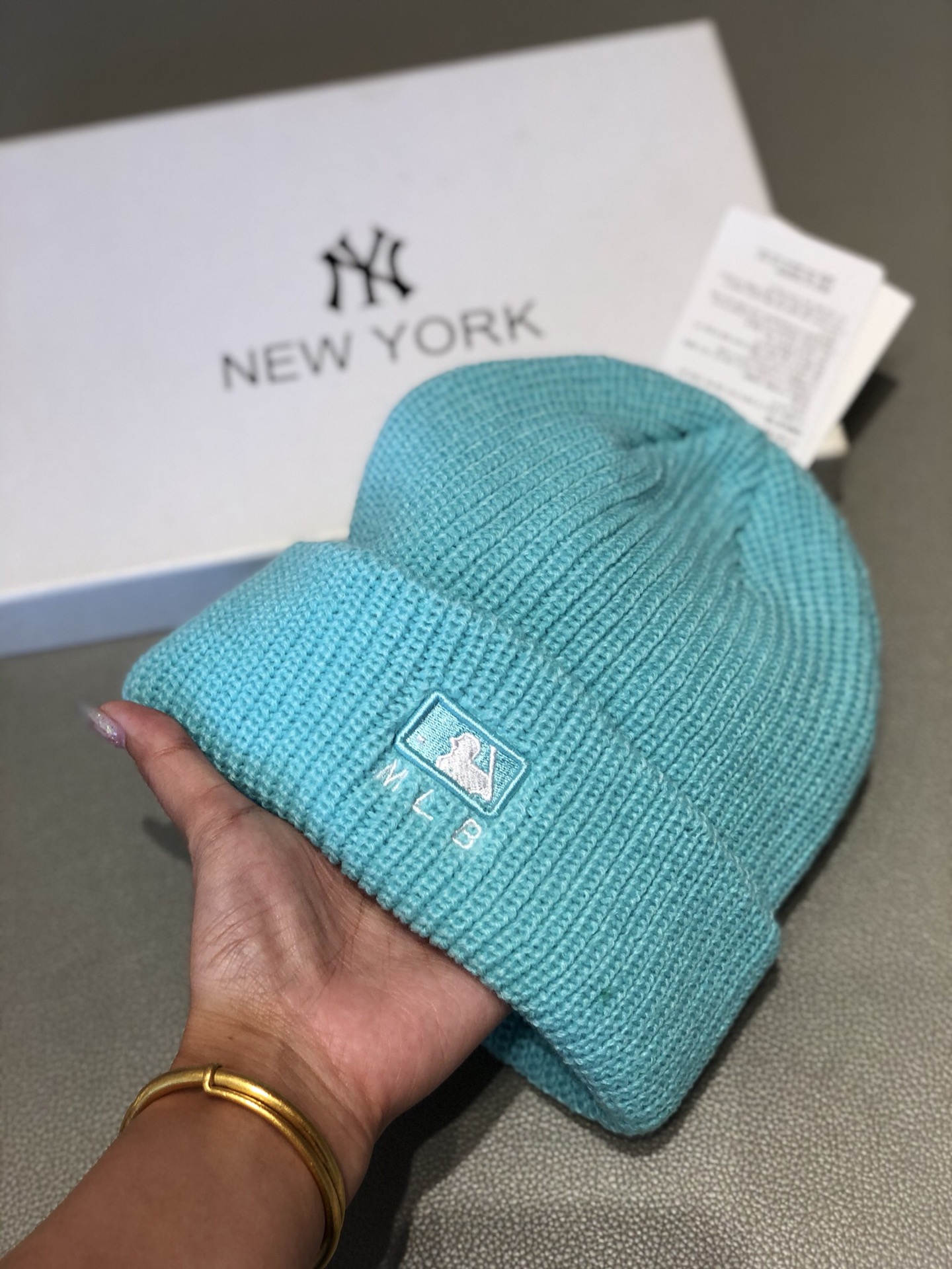 NY Hat in Sky blue