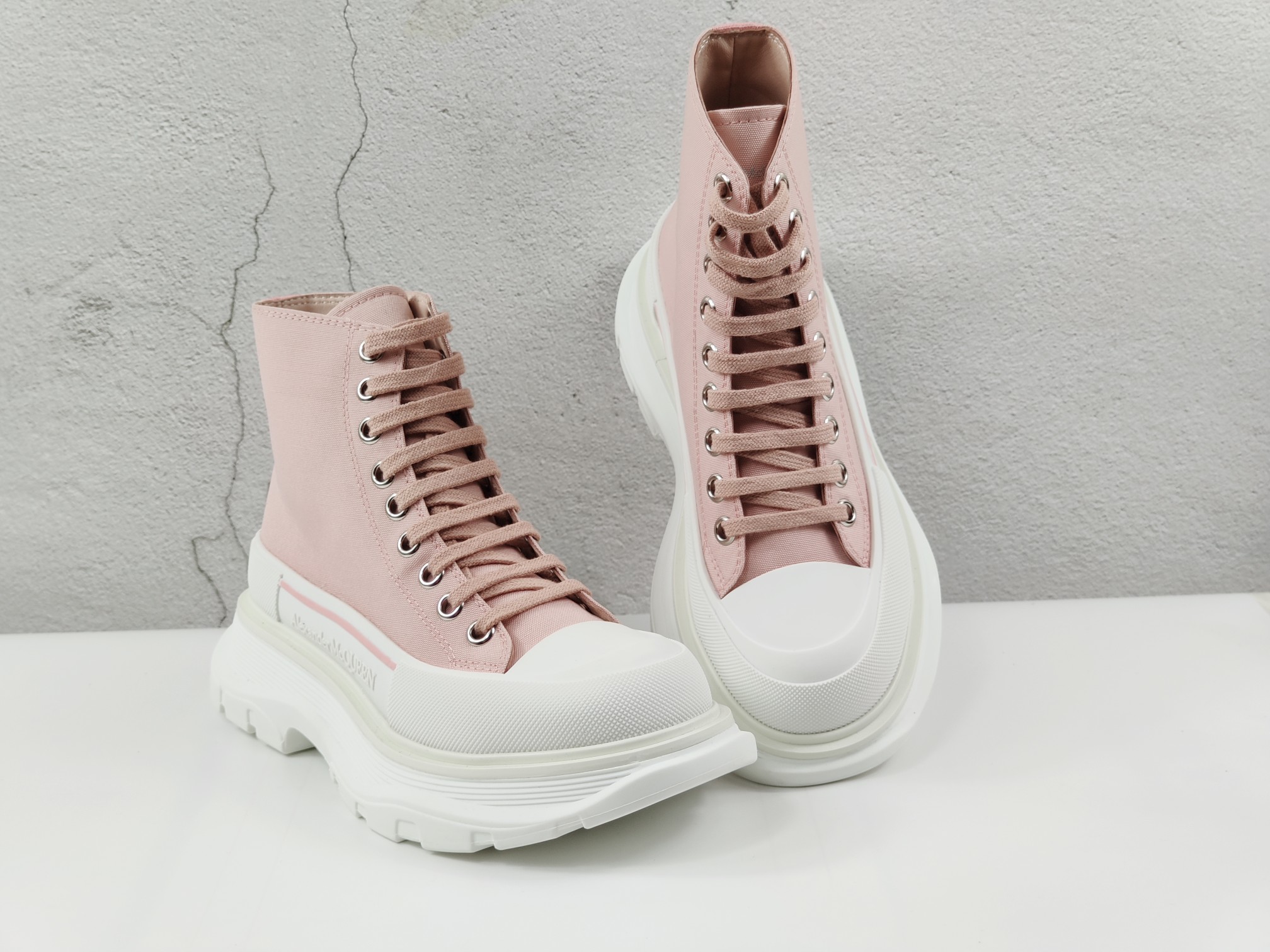 MCQ Sneaker Tread Slick Boot in Pink