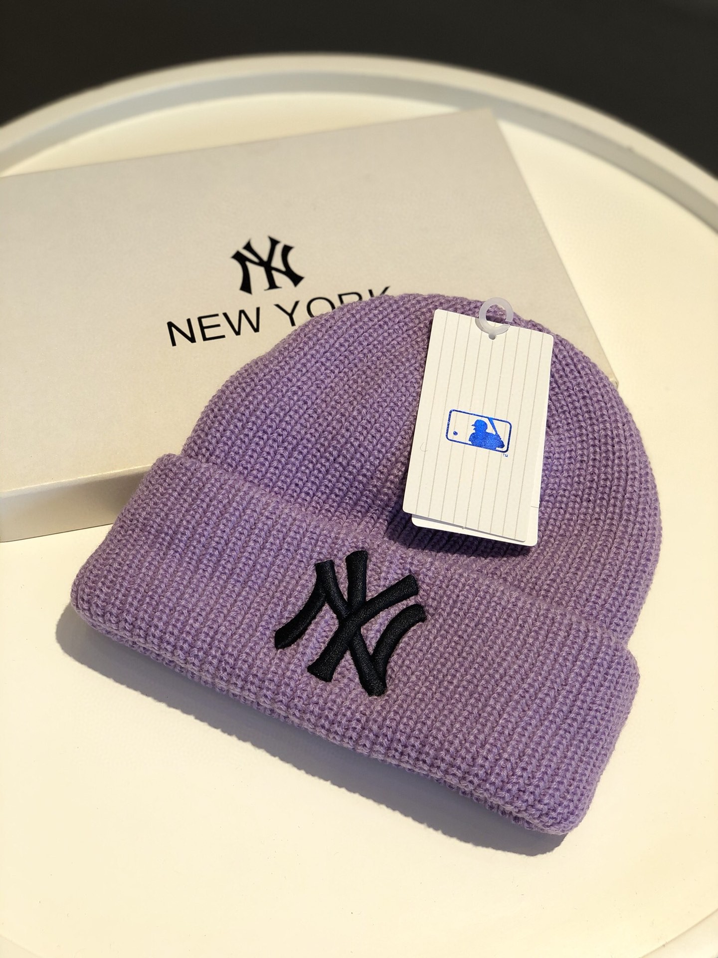 NY Hat in Purple