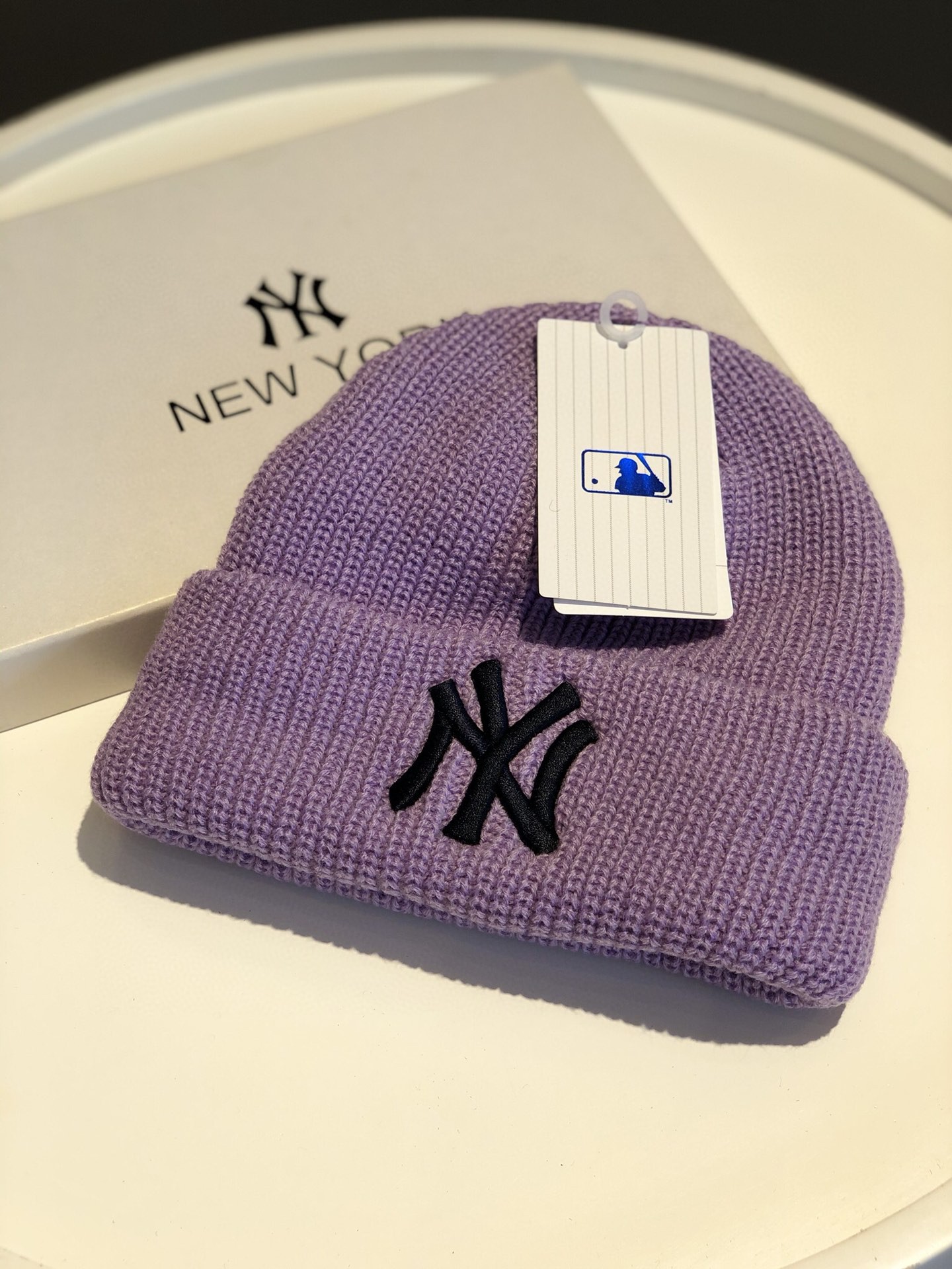 NY Hat in Purple