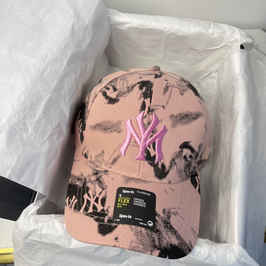 NY Hat in Pink