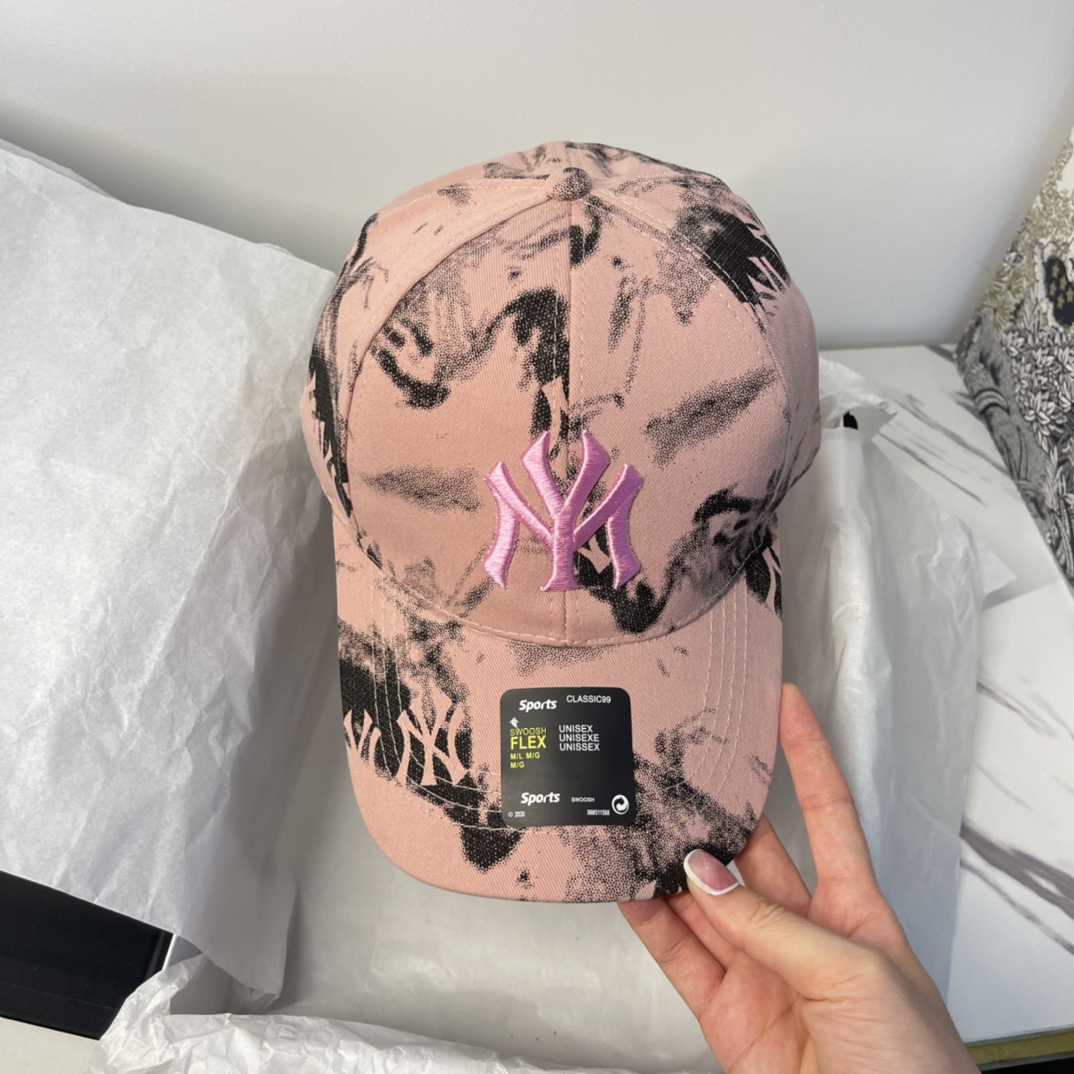 NY Hat in Pink