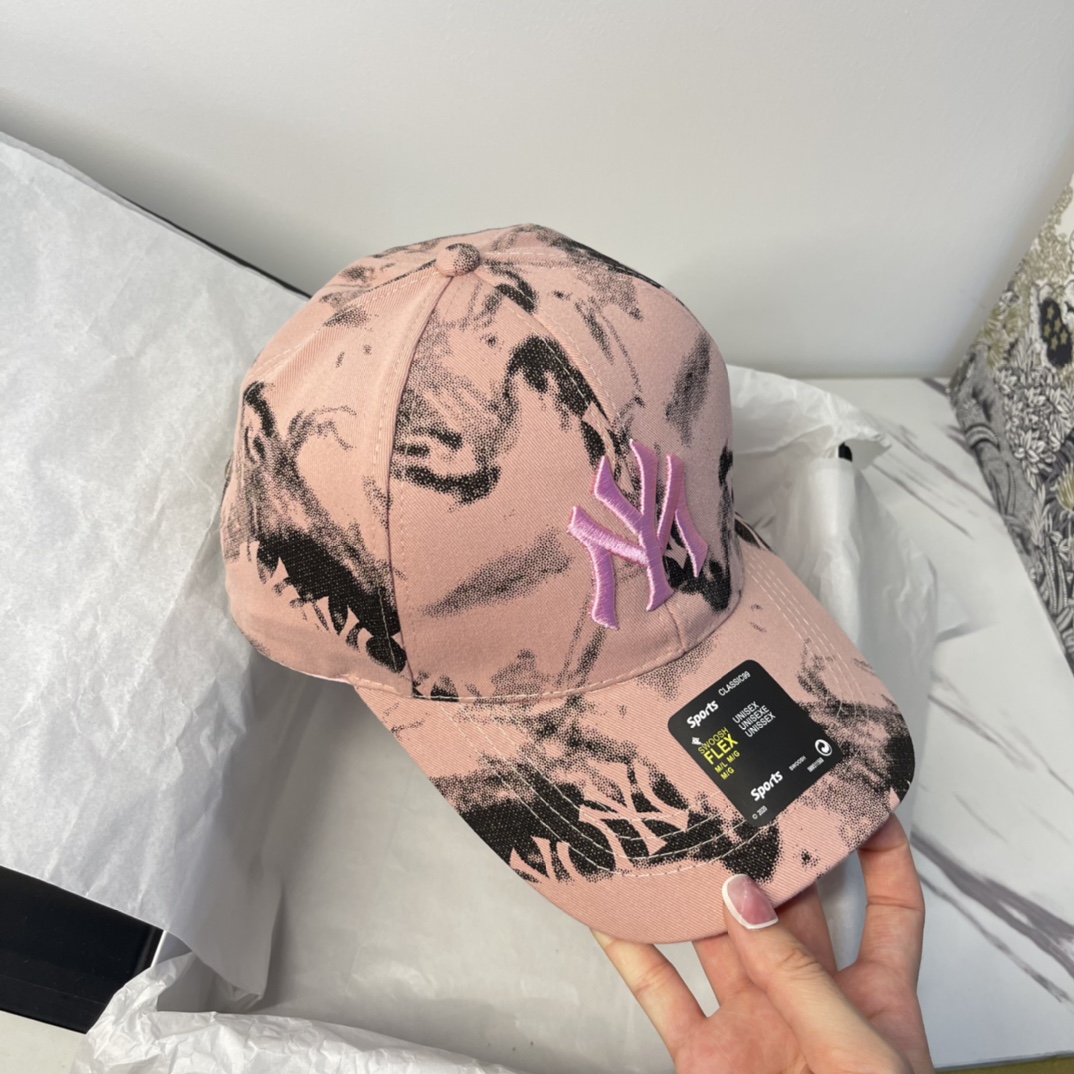 NY Hat in Pink