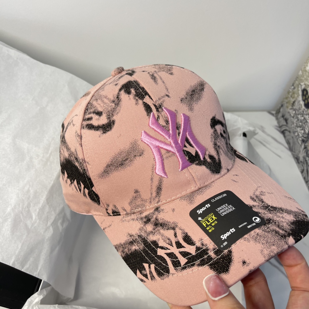 NY Hat in Pink