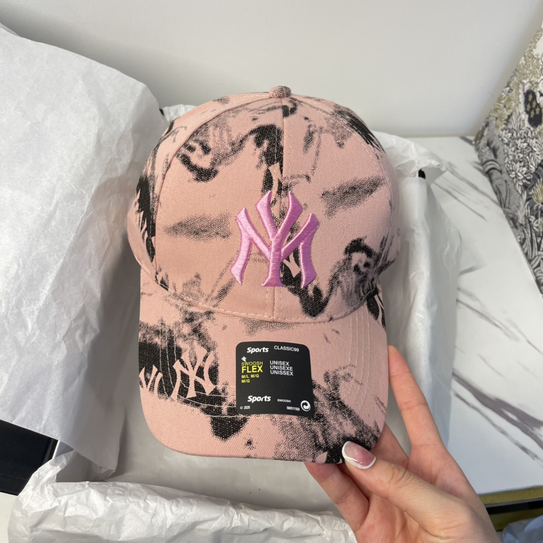 NY Hat in Pink