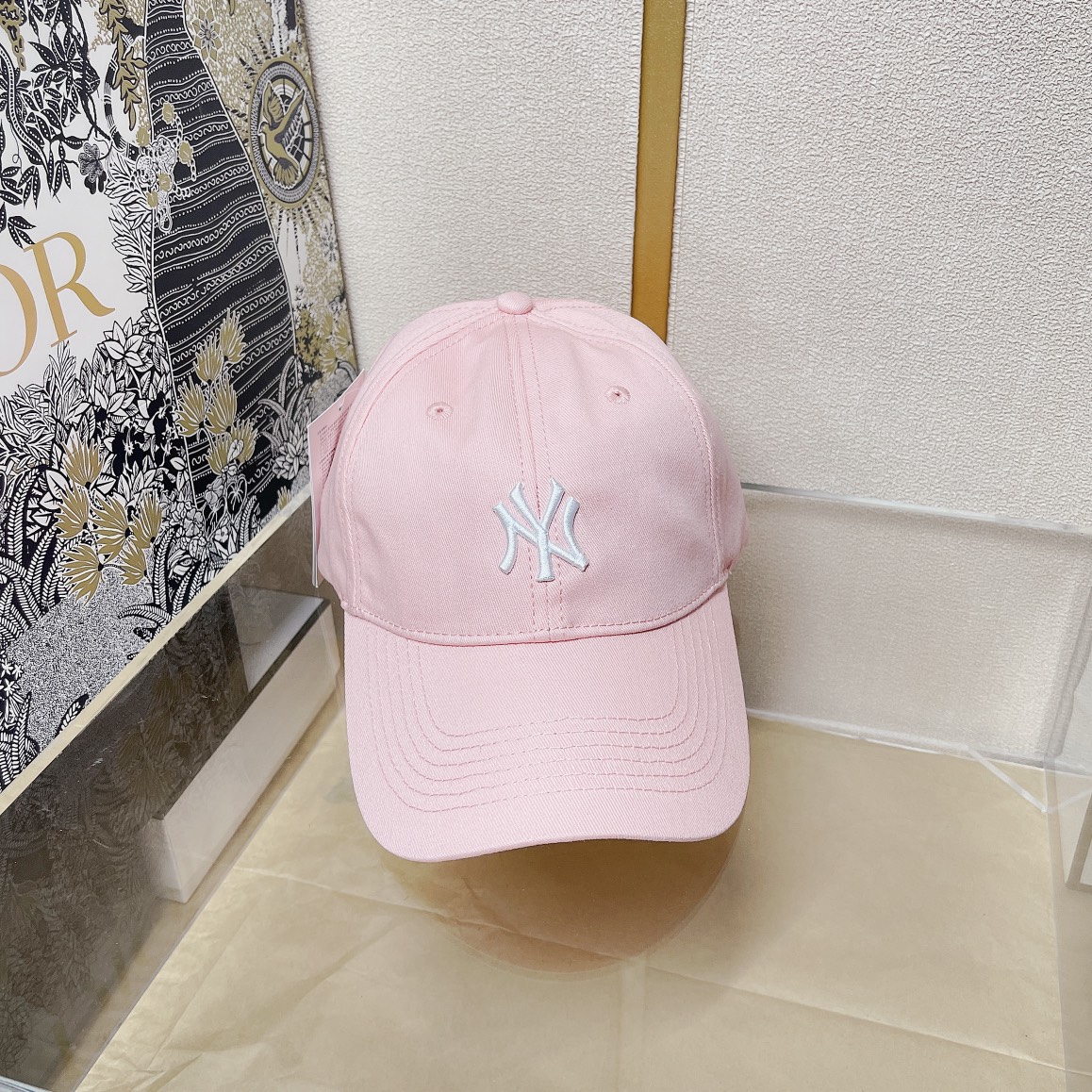 NY Hat in Pink