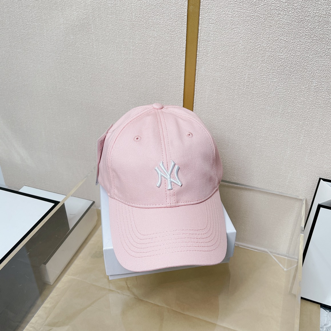 NY Hat in Pink