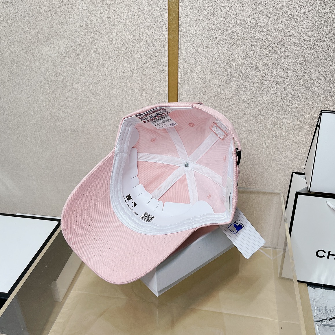 NY Hat in Pink