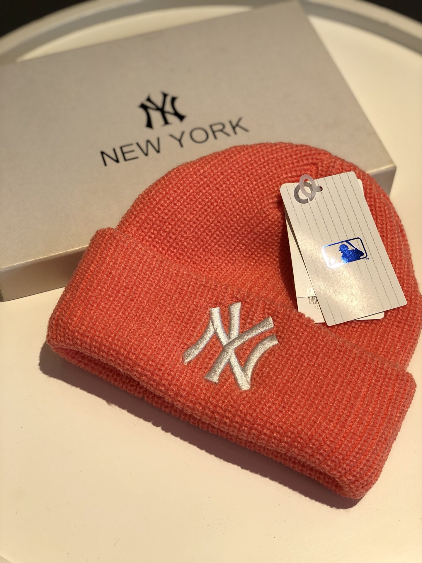 NY Hat in Orange