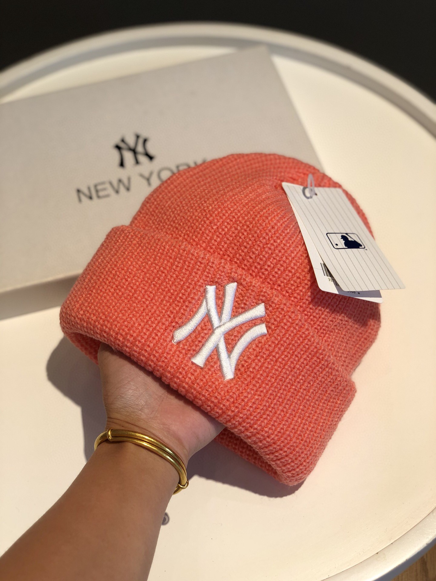 NY Hat in Orange