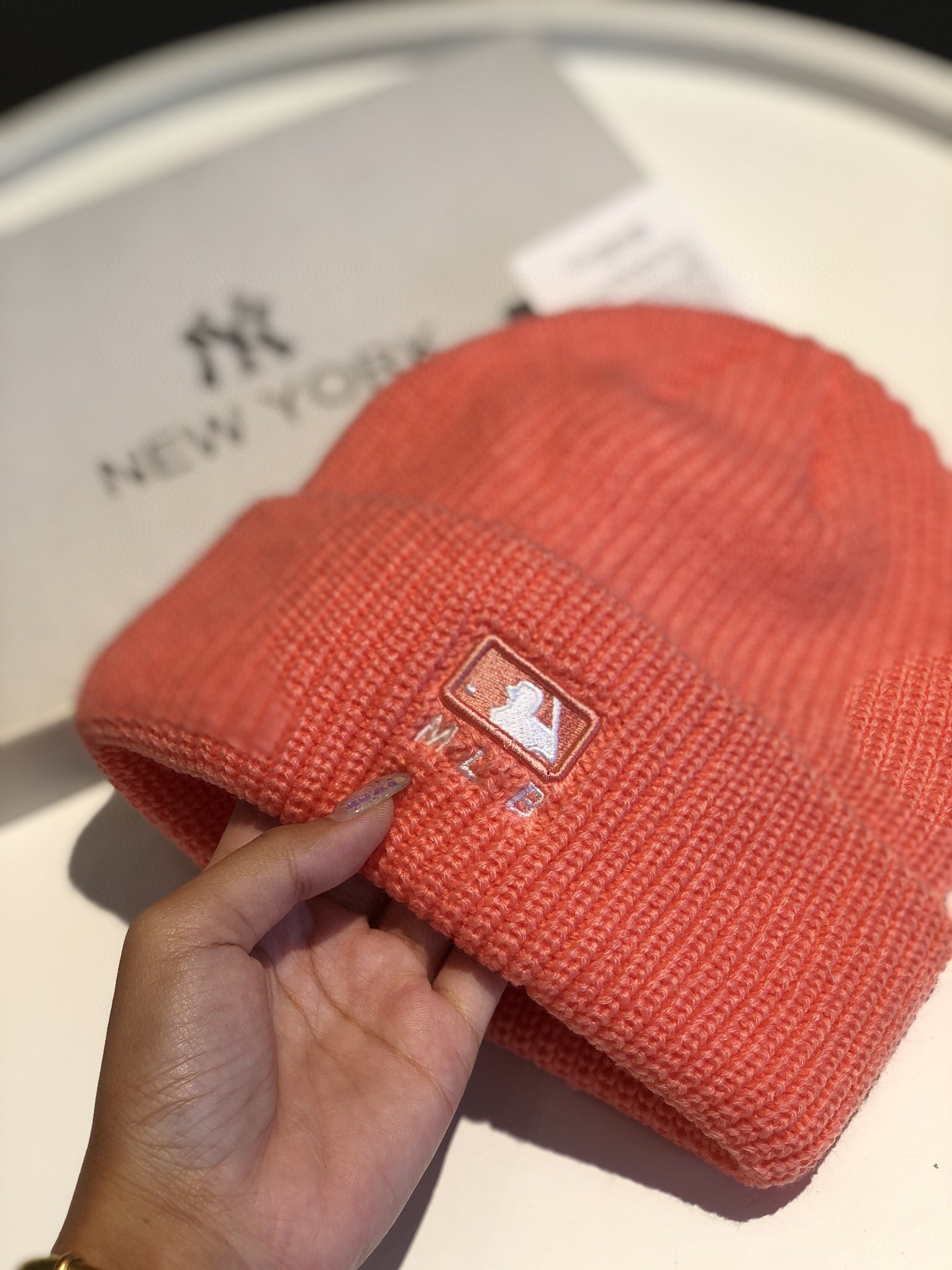 NY Hat in Orange