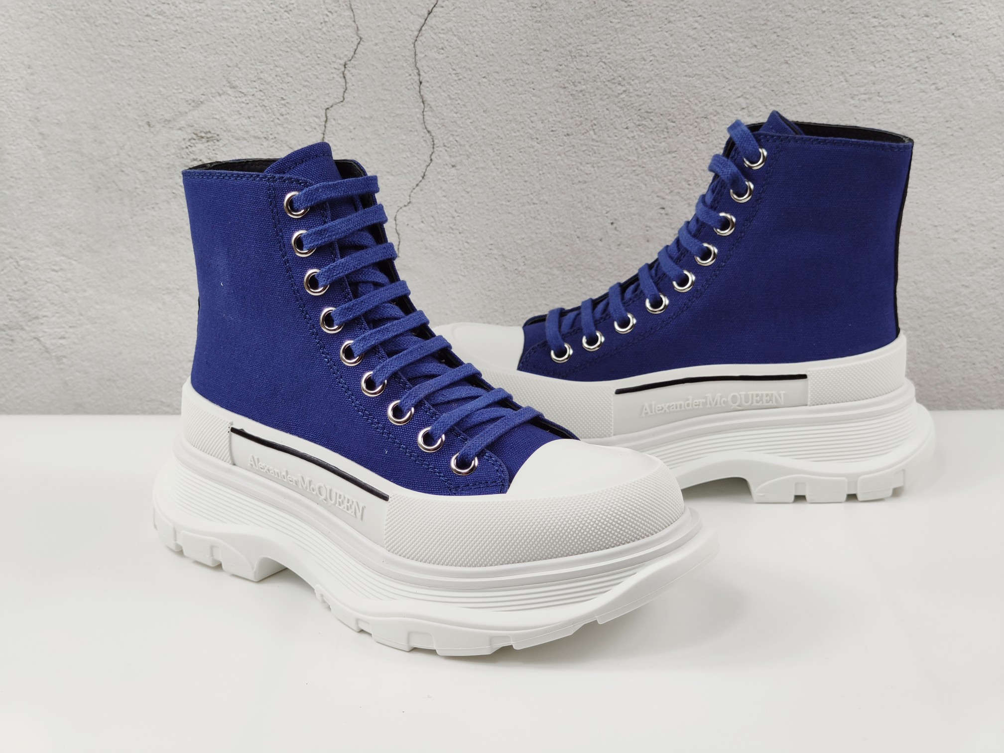 MCQ Sneaker Tread Slick Boot in Blue