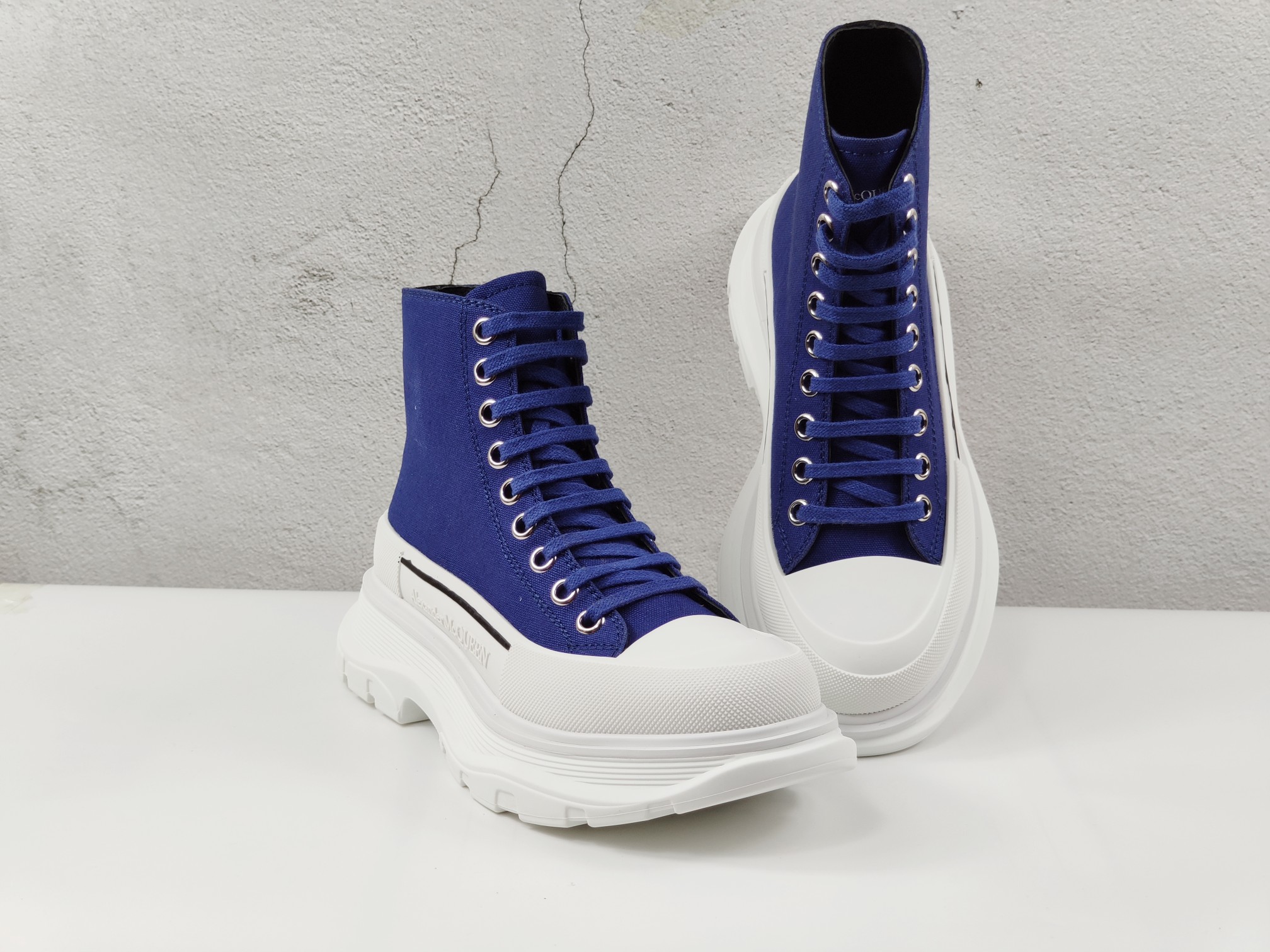 MCQ Sneaker Tread Slick Boot in Blue
