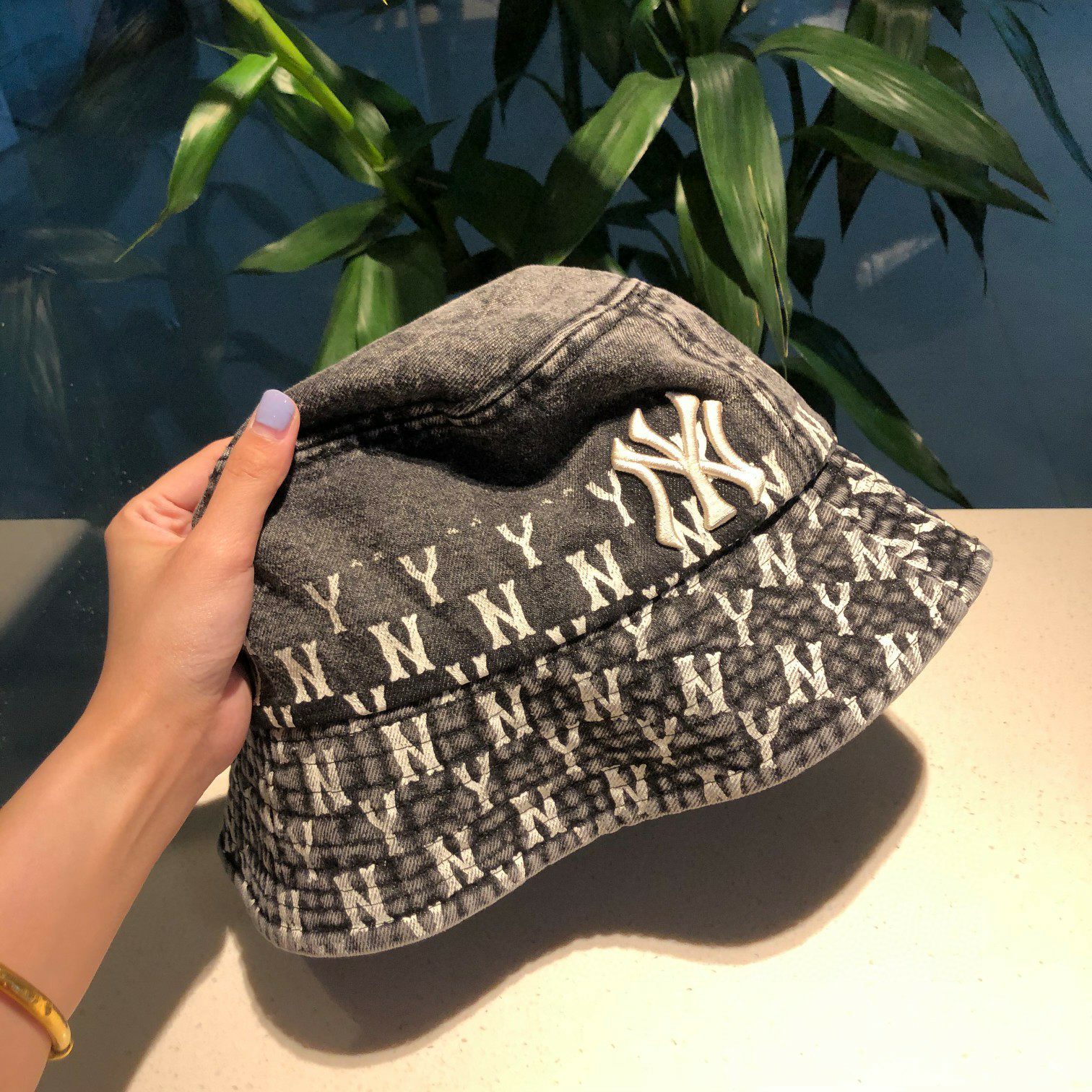 NY Hat in Grey