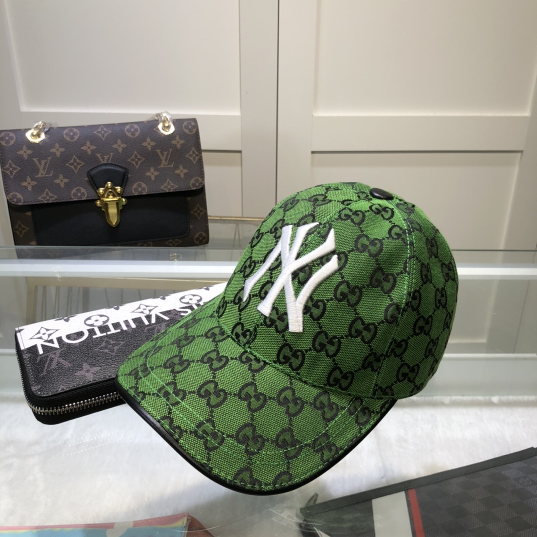 NY Hat in Green