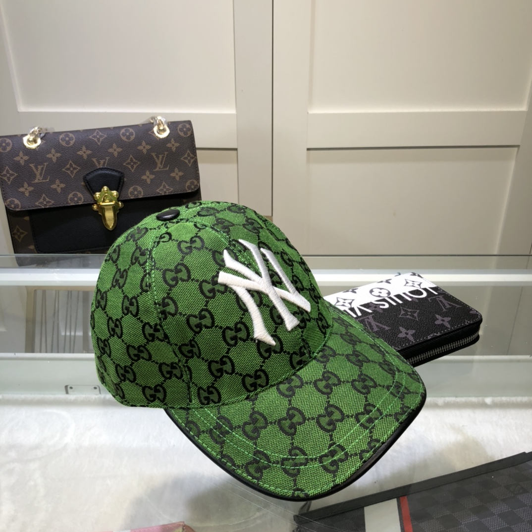 NY Hat in Green