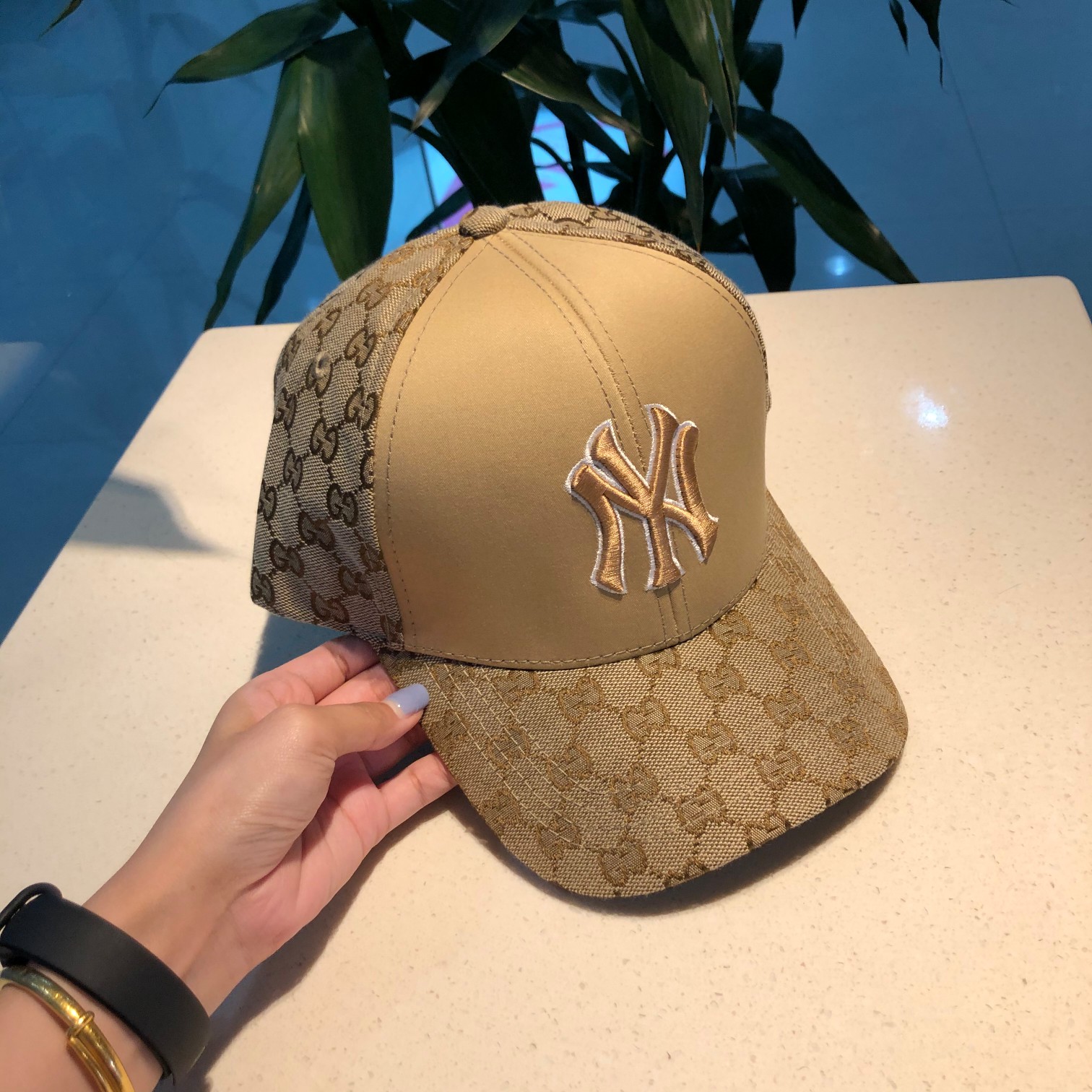 NY Hat in Coffee