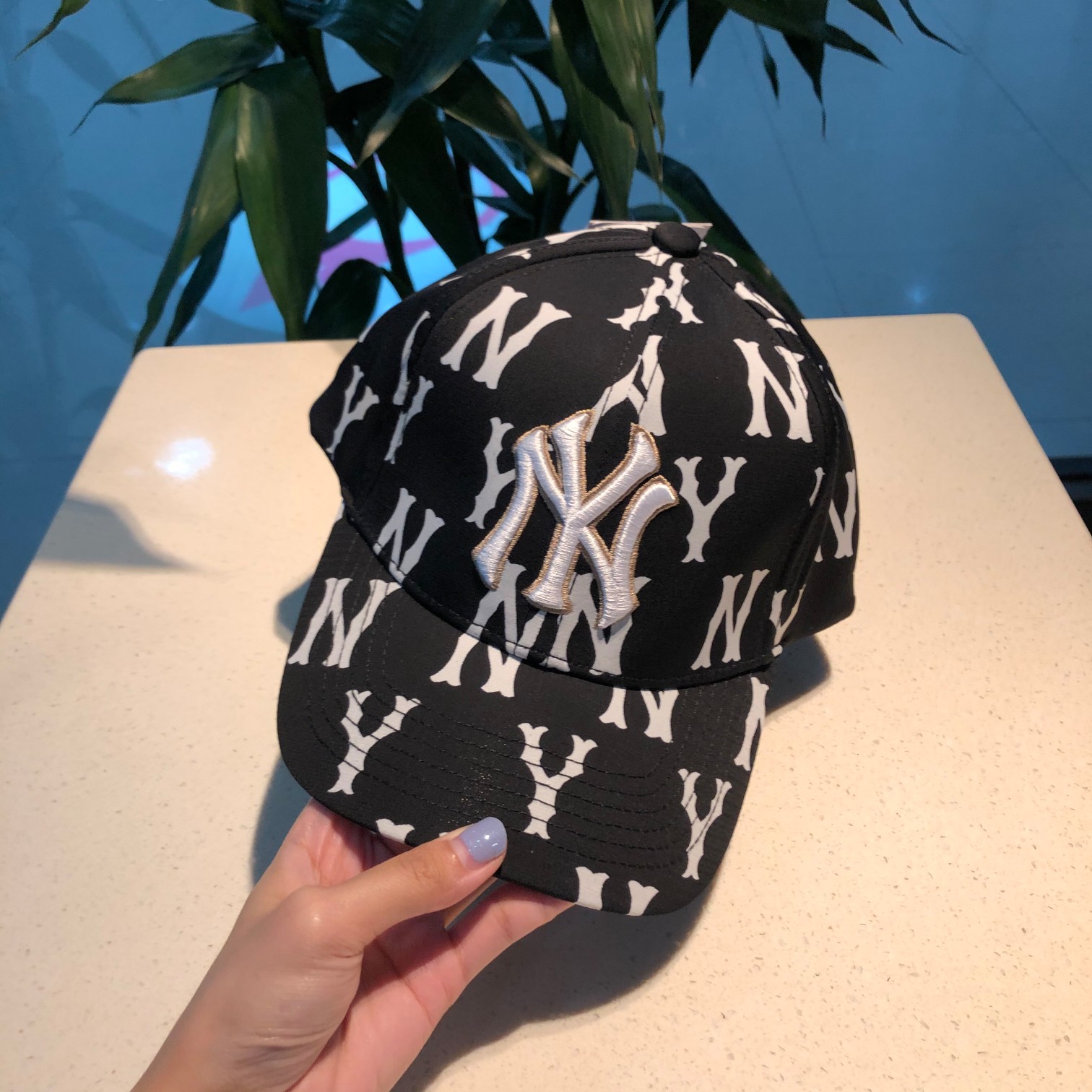 NY Hat in Black