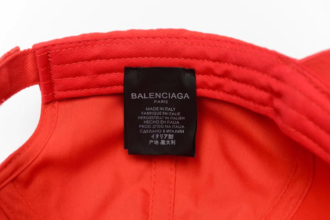 High Quality Red Fashion Balenciaga Hat DU_Bcap013