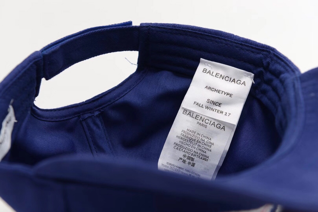 High Quality Blue Balenciaga Hat  DU_Bcap009