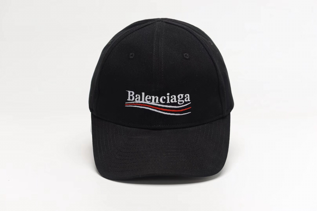 High Quality Black Decorated Balenciaga Hat DU_Bcap010