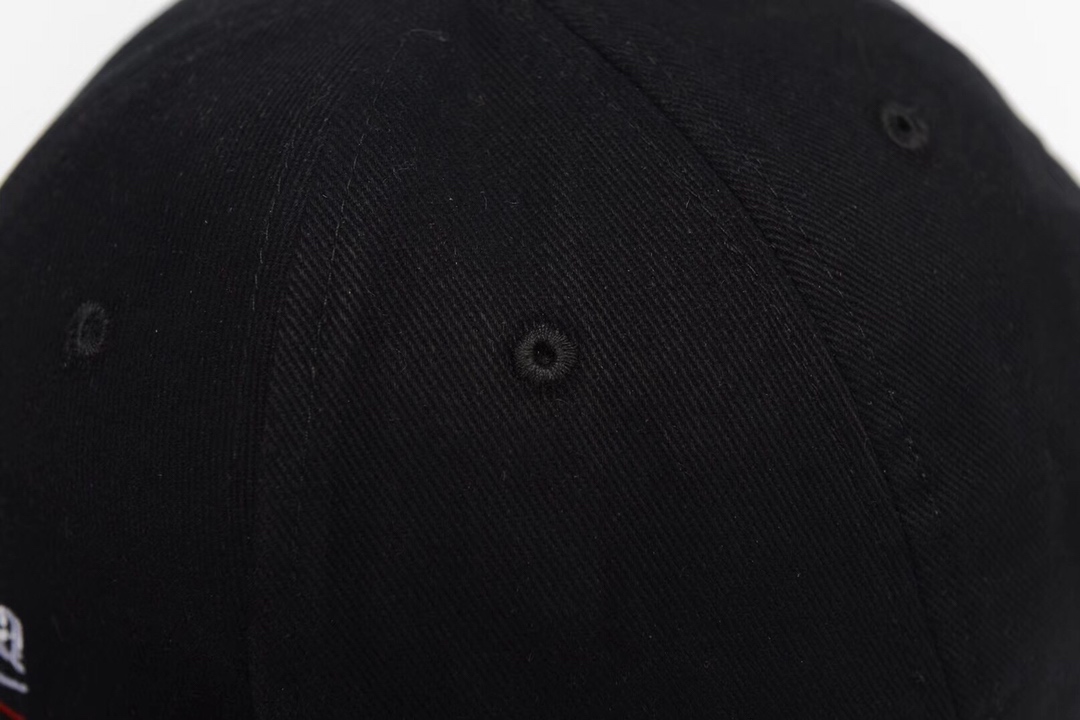 High Quality Black Decorated Balenciaga Hat DU_Bcap010
