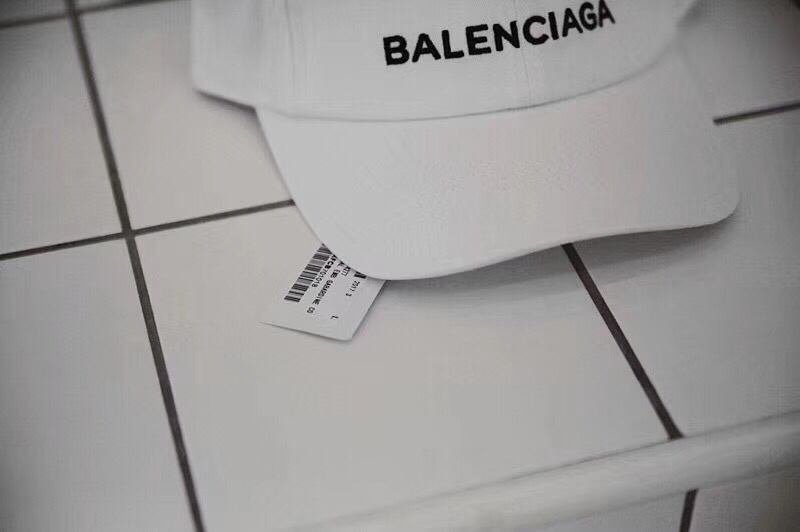 High Quality Balenciaga White hats  DU_Bcap002