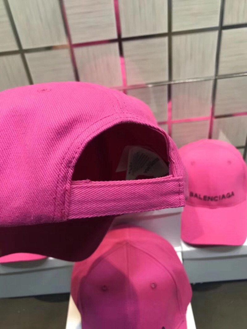 High Quality Balenciaga Pink Hat  DU_Bcap007