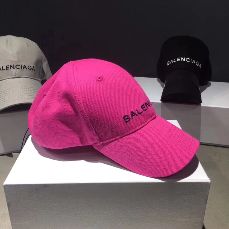 High Quality Balenciaga Pink Hat  DU_Bcap007