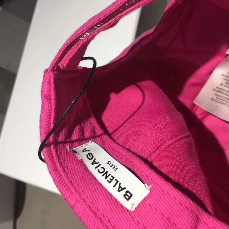 High Quality Balenciaga Pink Hat  DU_Bcap007