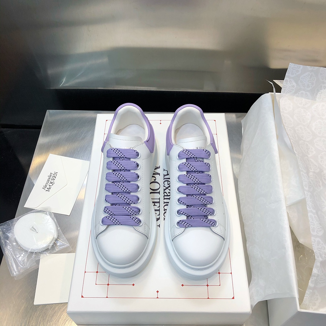 MCQ Oversized Sneaker in Purple Lace and Heel