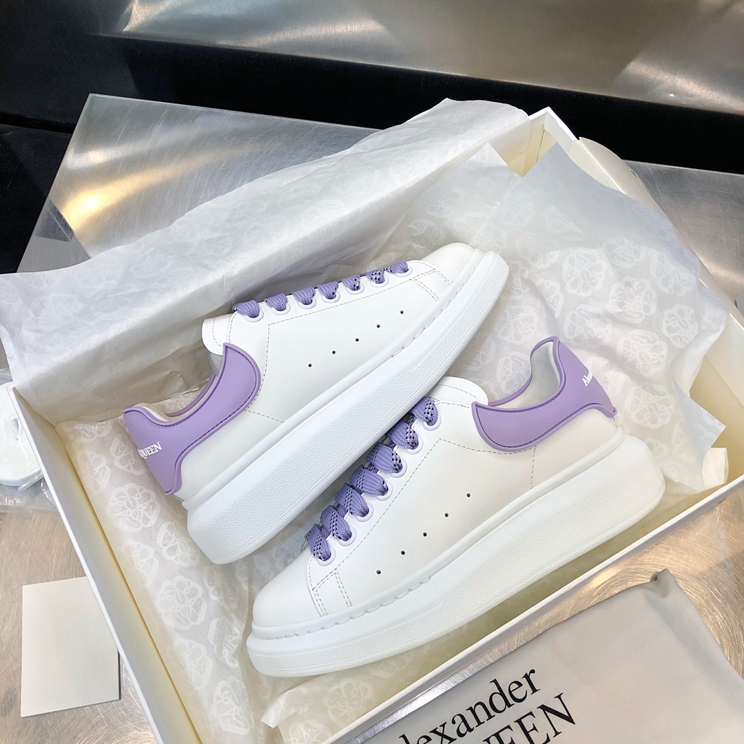 MCQ Oversized Sneaker in Purple Lace and Heel