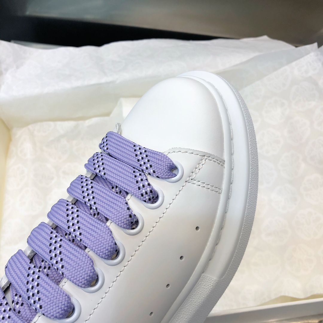 MCQ Oversized Sneaker in Purple Lace and Heel