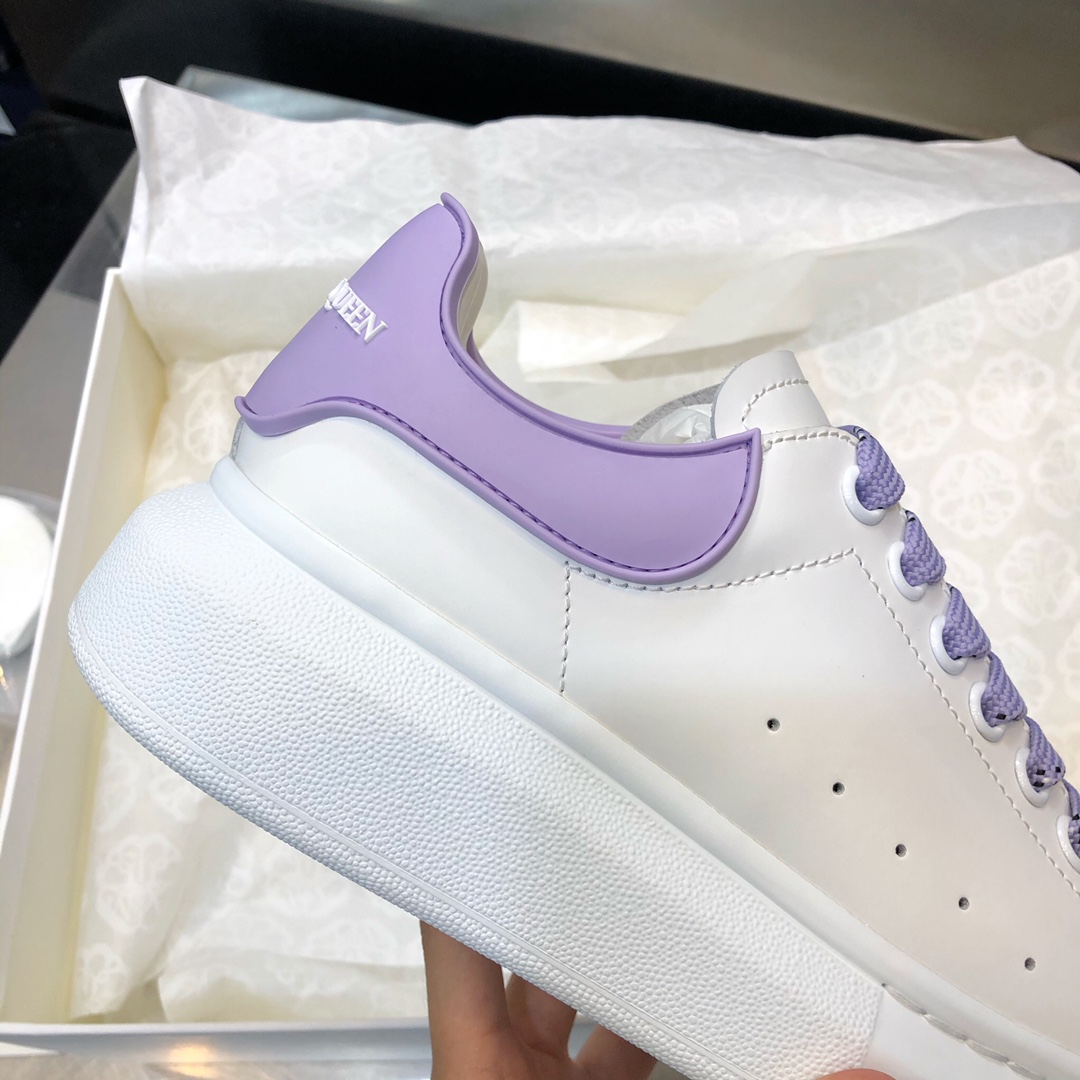 MCQ Oversized Sneaker in Purple Lace and Heel