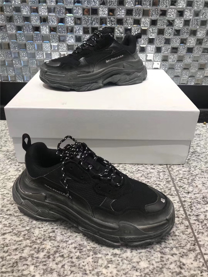 PK God Balencia Paris triple s all black  2019 version newest sole official with retail materials ready to ship
