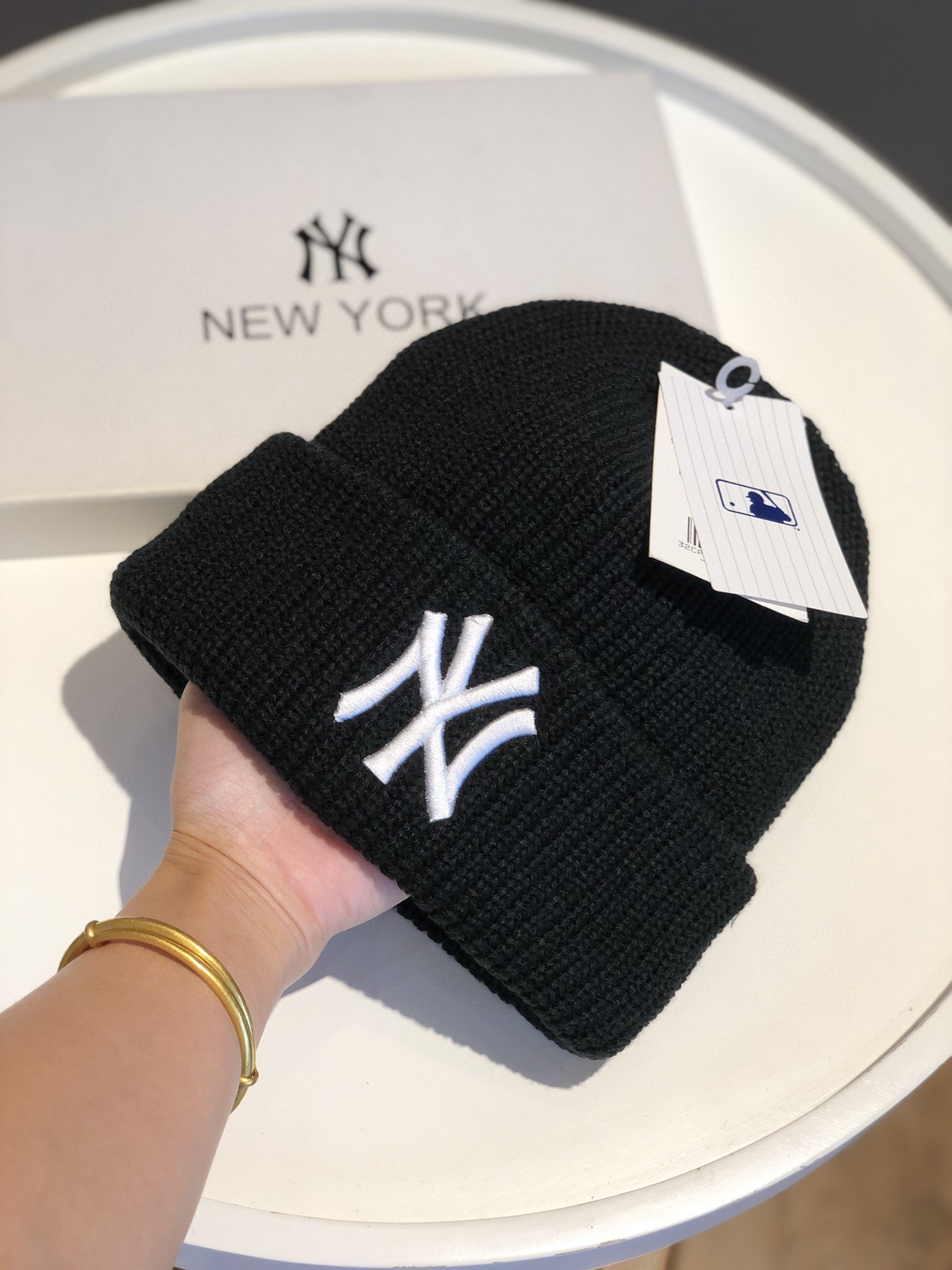 NY Hat in Black