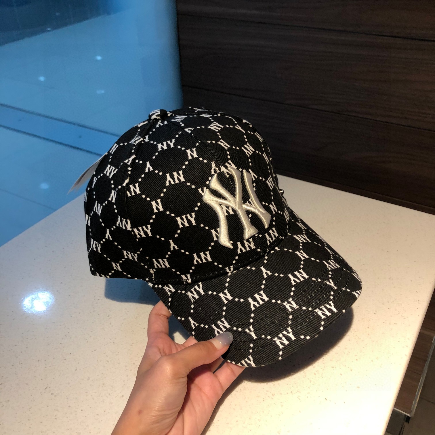 NY Hat in Black