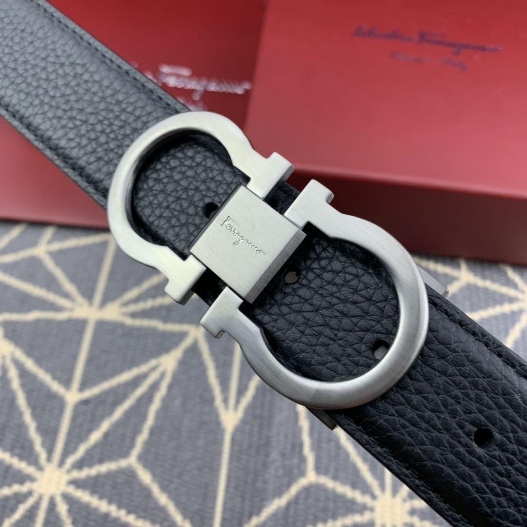 Silver Ferragamo buckle belt ASS02080
