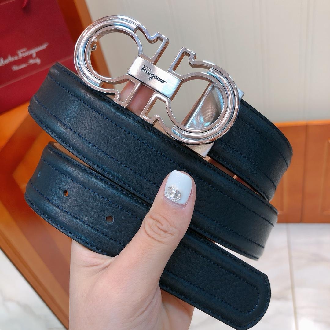 Silver Ferragamo belt ASS02111