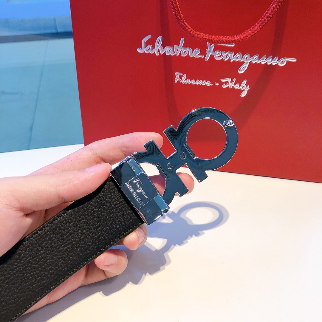 Salvatore Ferragamo Belt in Blue