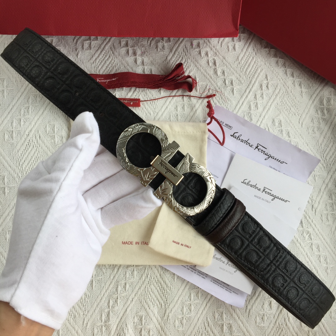 Salvatore Ferragamo Belt in Black