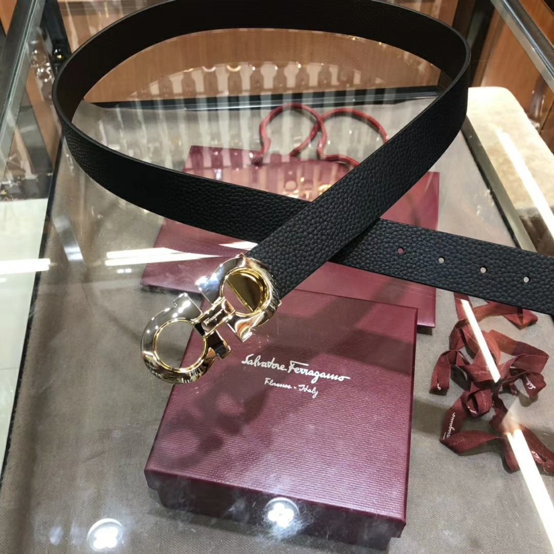 Salvatore Ferragamo Belt in Black