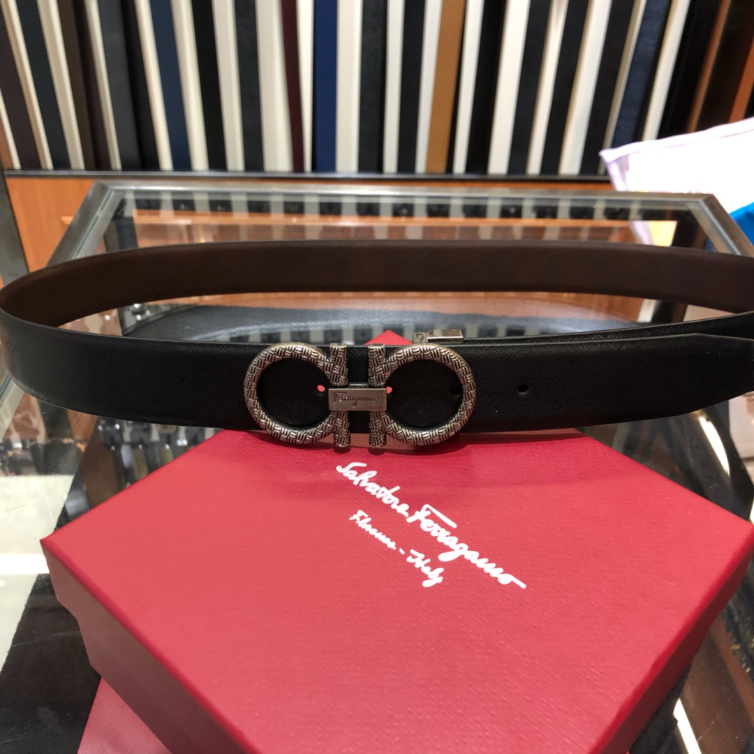 Salvatore Ferragamo Belt in Black