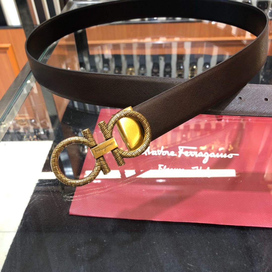 Salvatore Ferragamo Belt in Black