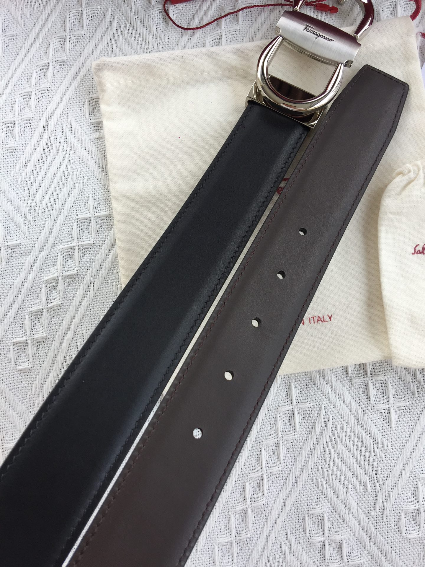 Salvatore Ferragamo Belt in Black