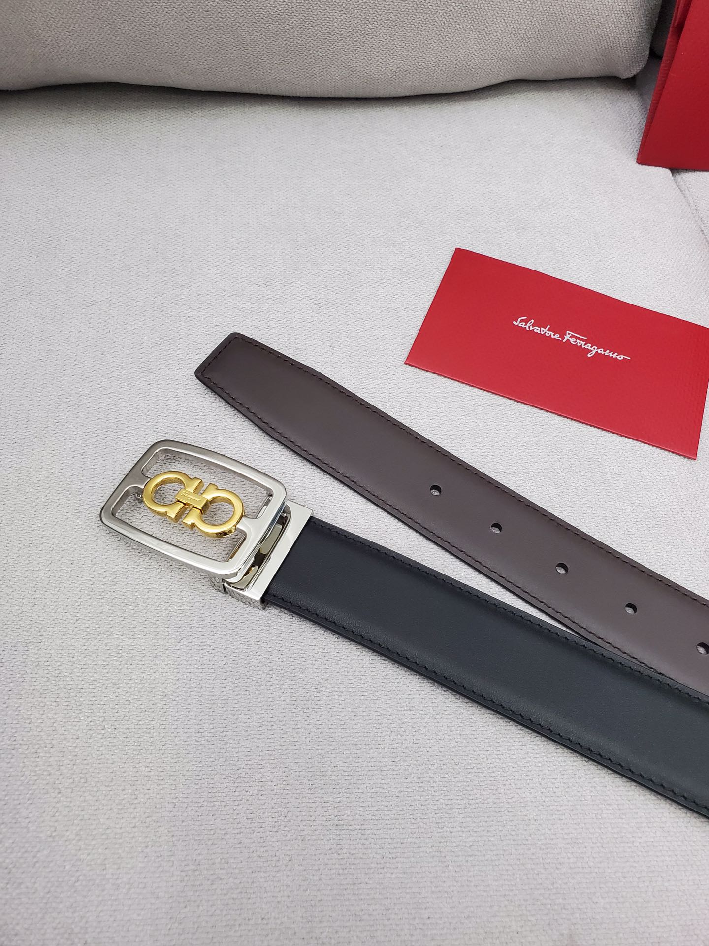 Salvatore Ferragamo Belt in Black