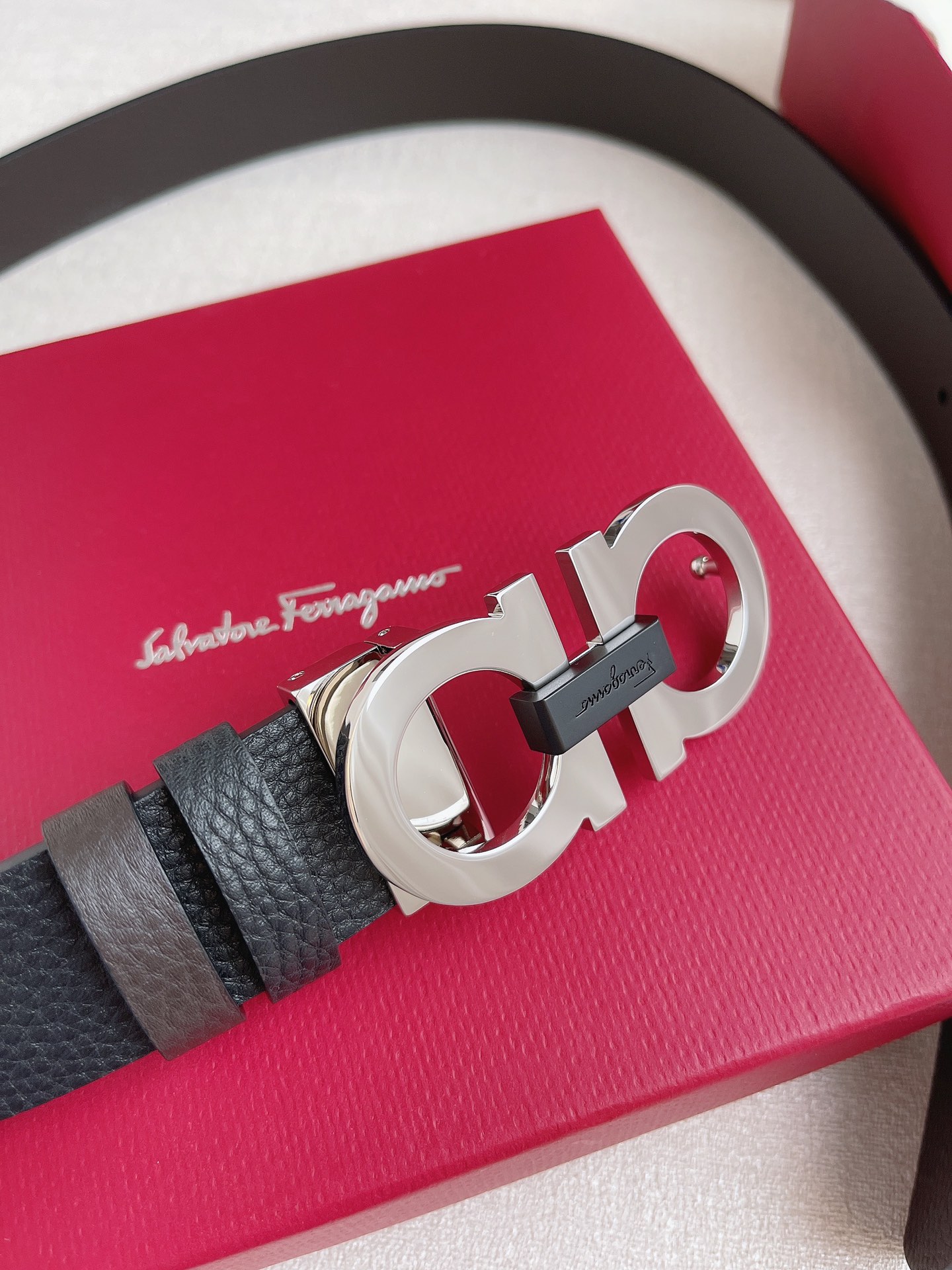 Salvatore Ferragamo Belt in Black