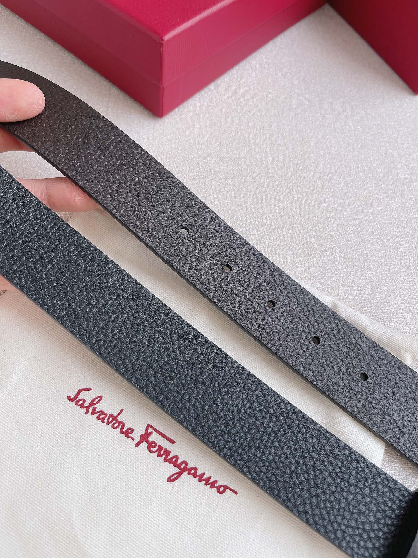 Salvatore Ferragamo Belt in Black