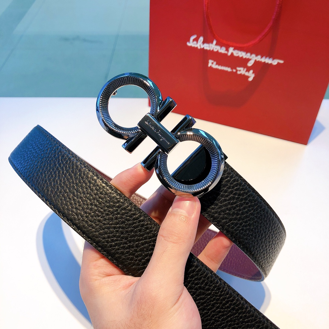 Salvatore Ferragamo Belt in Black